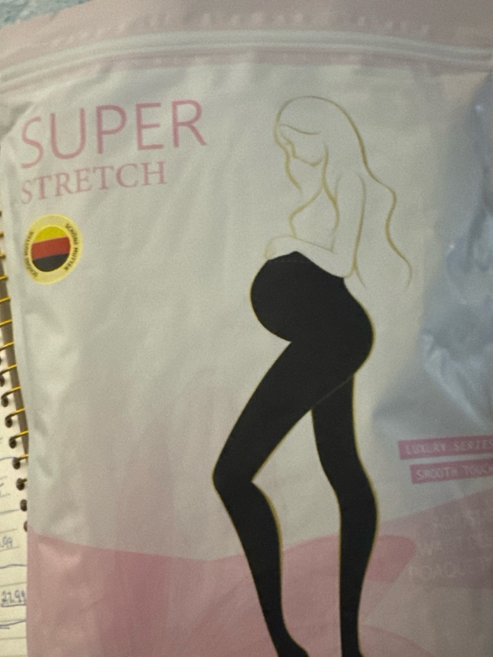 NWT Women’s Maternity Leggings with Overbelly Front and Pockets
